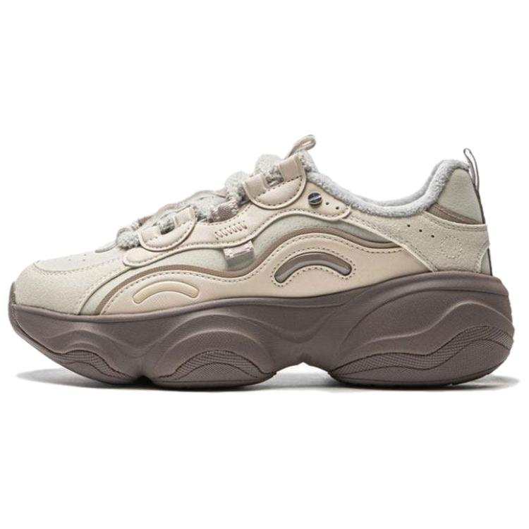 Li-Ning Li Ning Honey V2 Classic And Versatile Fleece Lined Abrasion Resistant Thermal Low top Chunky Sneakers Women's