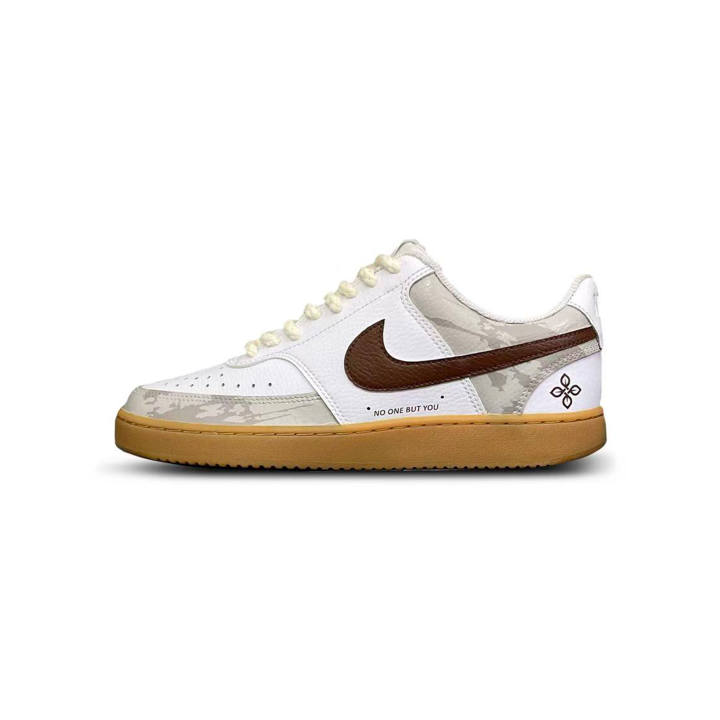 Nike Nike Court Vision 1 Tower Rabbit Coexistence Low top Skateboard Shoes Men's Red White
