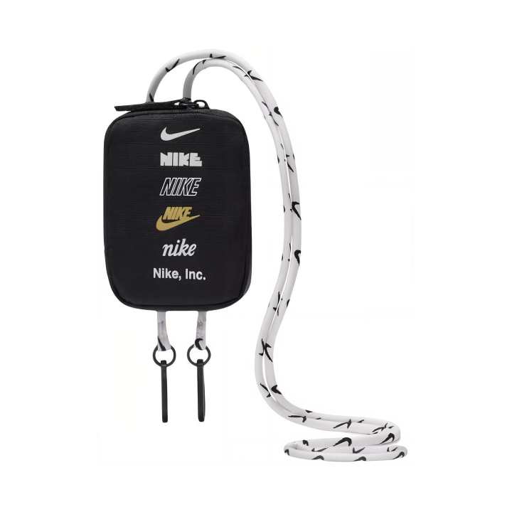 Nike Nike Nylon Blended With Elastane Coin Purse Unisex Black