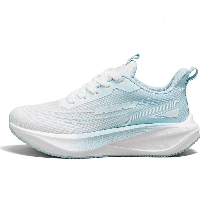 Warrior Height Increasing, Abrasion Resistant, Lightweight, And Breathable Low top Running Shoes Women's White Blue
