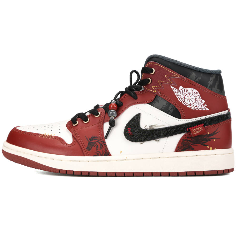 Jordan Jordan Air Jordan 1 Fading Flame Cushioning Abrasion Resistant Breathable Cushioning Abrasion Resistant Breathable