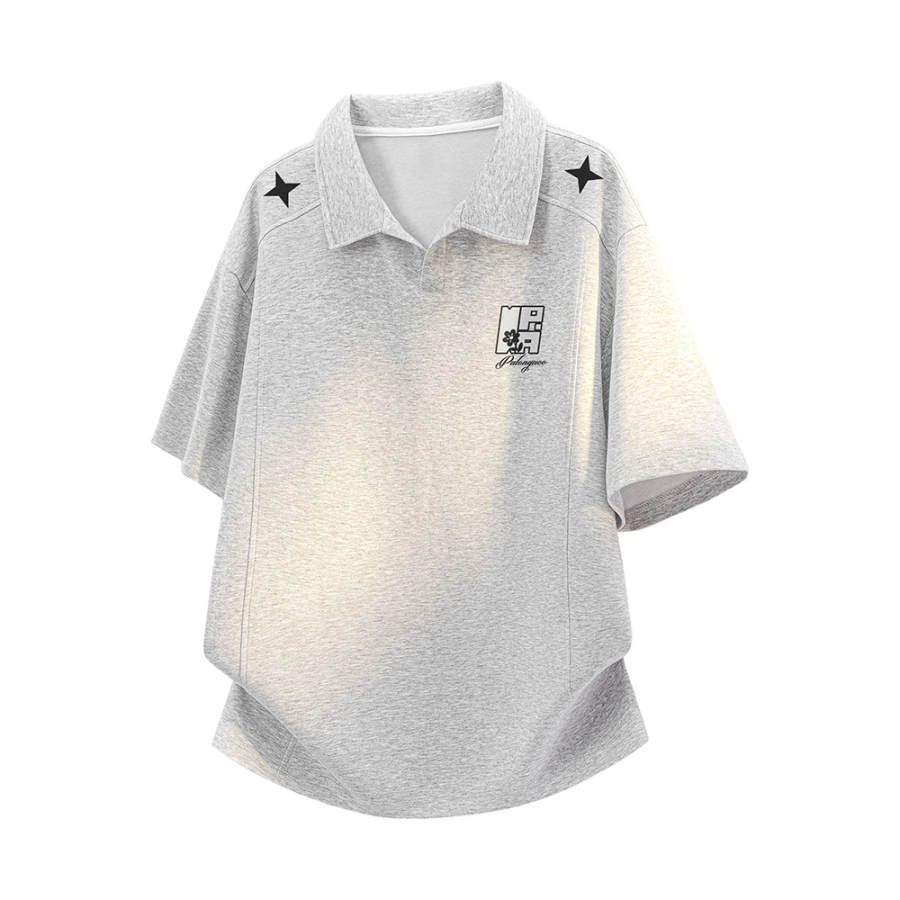 PAL ONGACO T Shirts Unisex Polo Collar Thin Straight Fit
