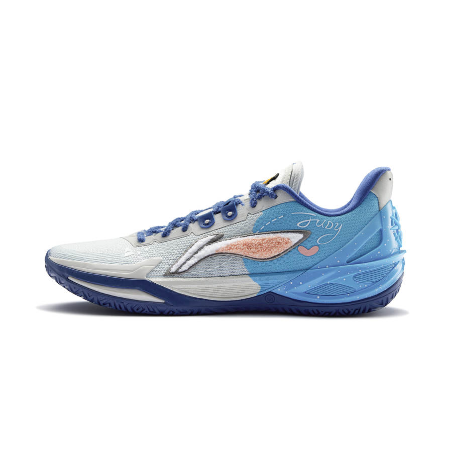Li-Ning Li Ning x Disney Blade 6 V2 Low top Performance Basketball Shoes Men's Gray Blue