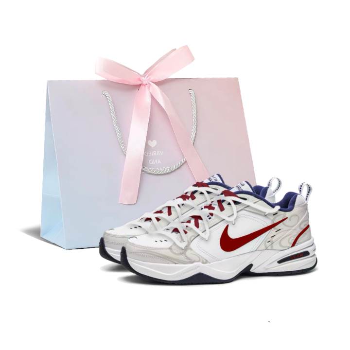 Nike Nike Air Monarch 4 Singing Cloud Pattern, Shopping Bag Low top Chunky Sneakers Unisex Ecru