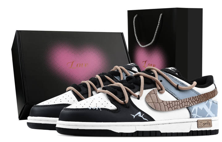 Nike Nike Dunk Return To The Inkstone 2 Heart Box Leather Slip Resistant, Abrasion Resistant, Lightweight Cushioning Low top