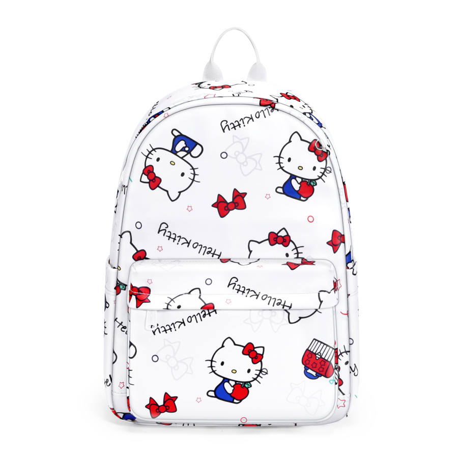 Sanrio Sanrio Hello Kitty Polyester Backpack Regular Women's White