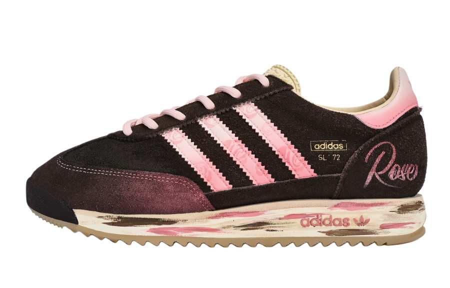 Adidas Originals SL 72 RS Low top Running Shoes Unisex Pink Brown