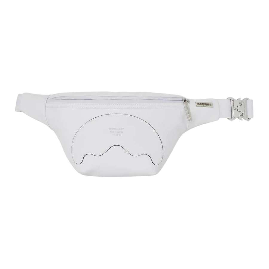 SPRAYGROUND PVC Fanny Pack Unisex Raw White