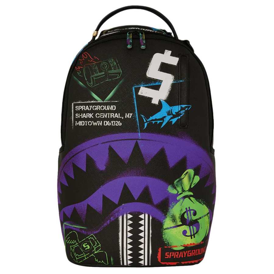 SPRAYGROUND SPRAYGROUND Artificial Leather Backpack Regular Unisex Multicolor