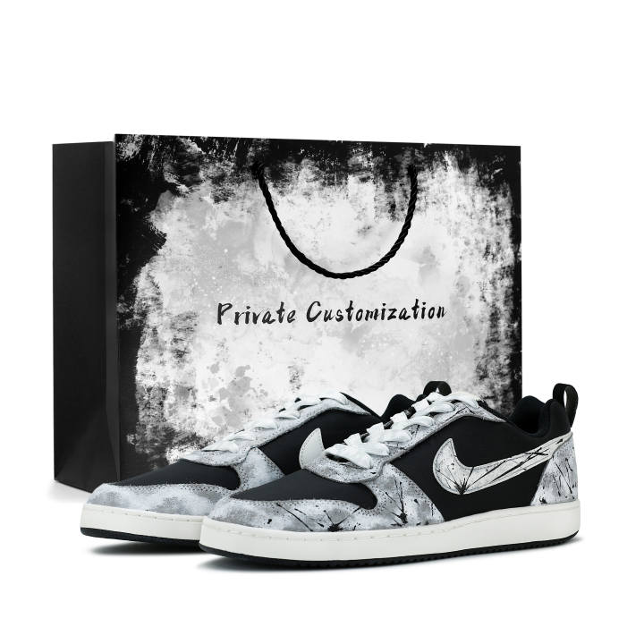Nike Nike Court Borough Inkstone Cushioning Low top Skateboard Shoes Unisex