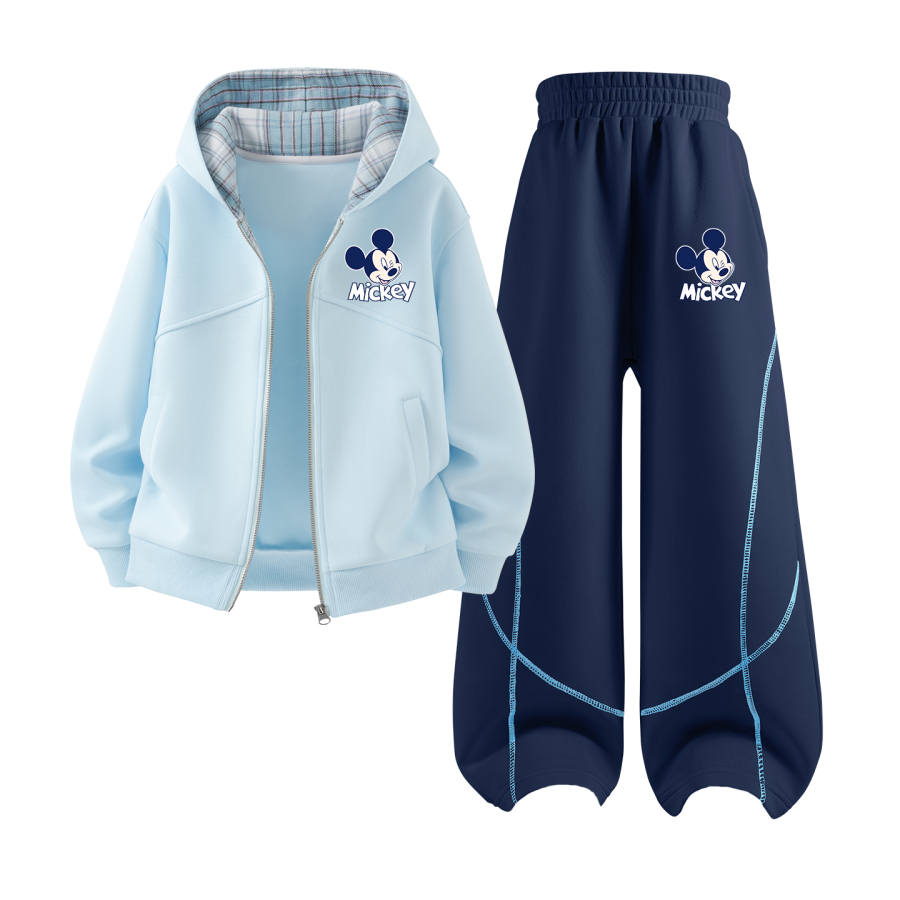 Disney Kids Casual Sportswear Crew Neck Moderate