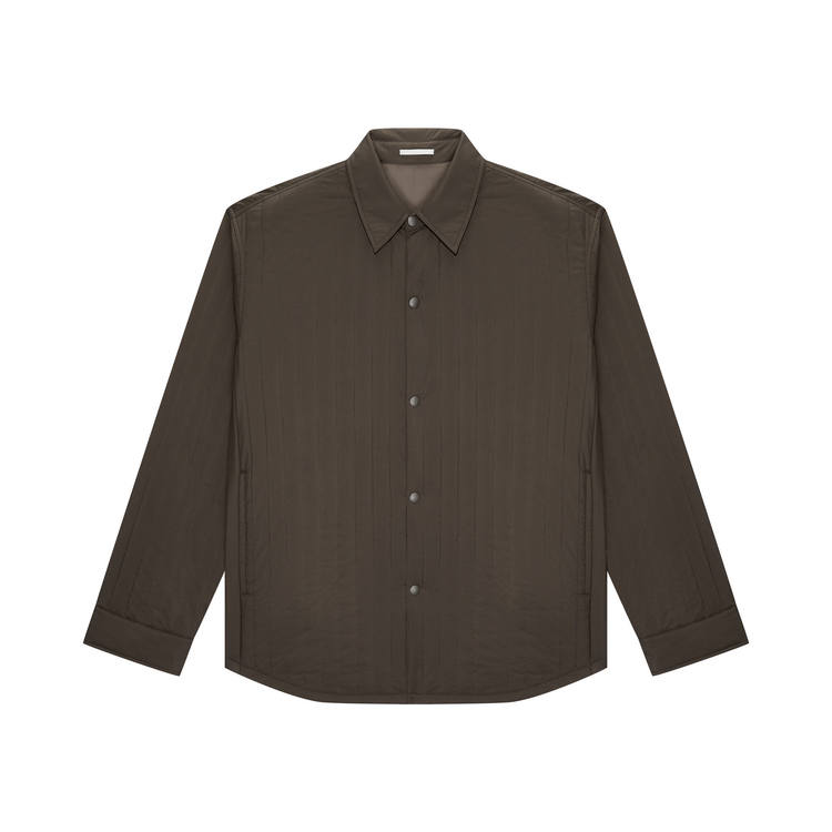 Nice Rice Nice Rice Puffer Jackets Men's Lapel Thin Puffer Shirt Jacket