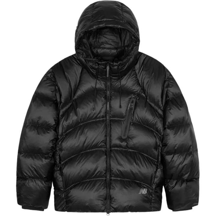 New Balance New Balance Down Jackets Unisex Black Hooded Moderate