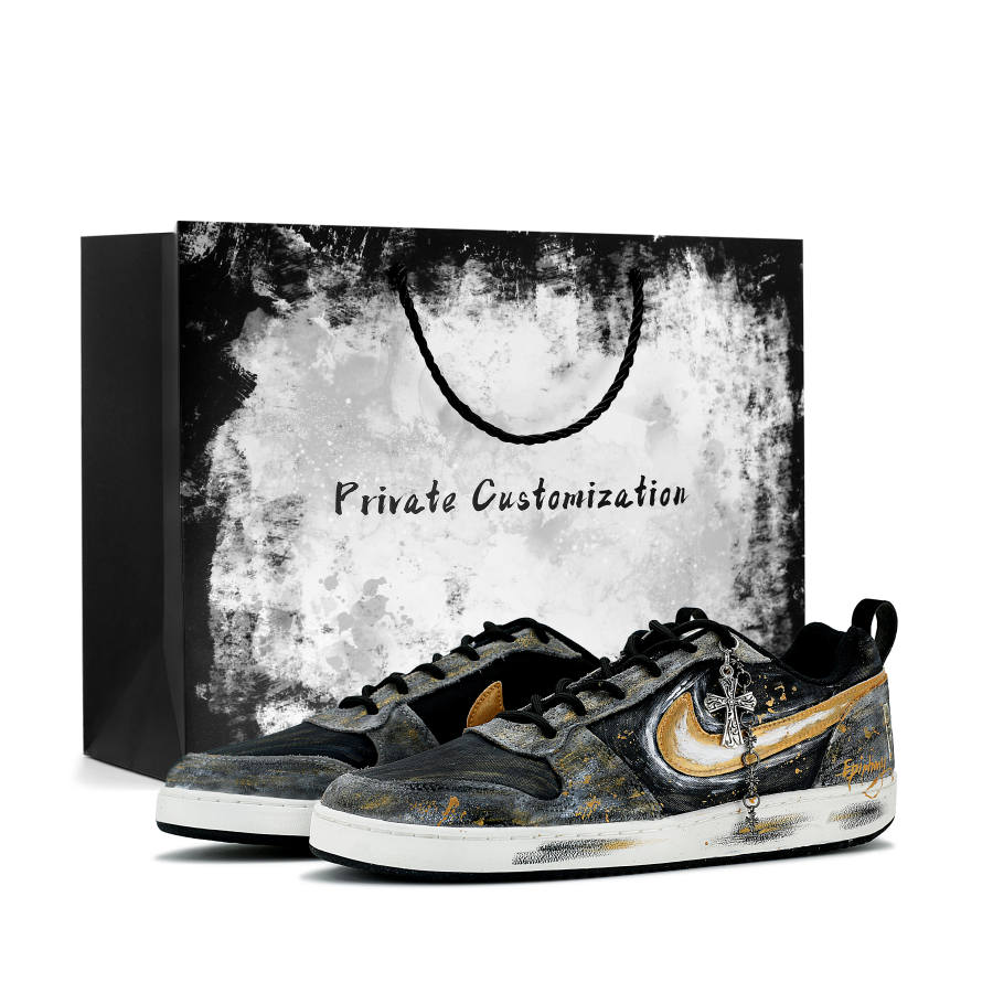 Nike Nike Court Borough Gilded Old Dreams Suede Cushioning Low top Skateboard Shoes Unisex