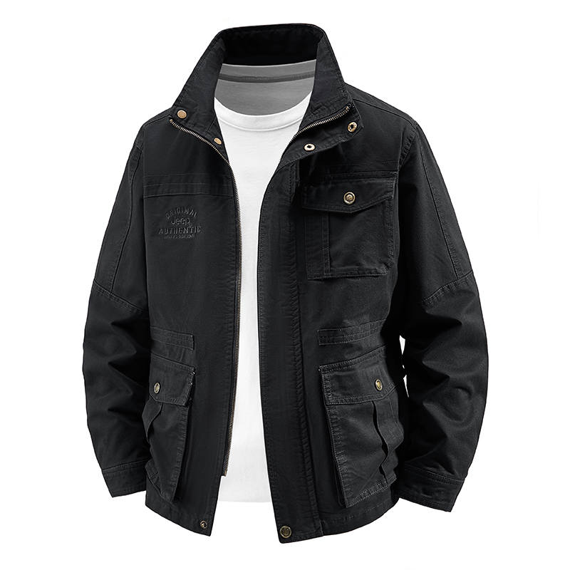Jeep Jeep Jackets Men's Stand Collar Moderate Workwear