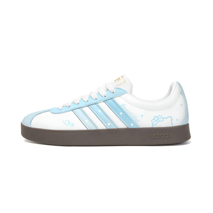Adidas Adidas VL COURT 2.0 HEY Milk Blue Sweet Star Leather Cushioning, Wear Resistant Low top Skateboard Shoes Unisex Blue