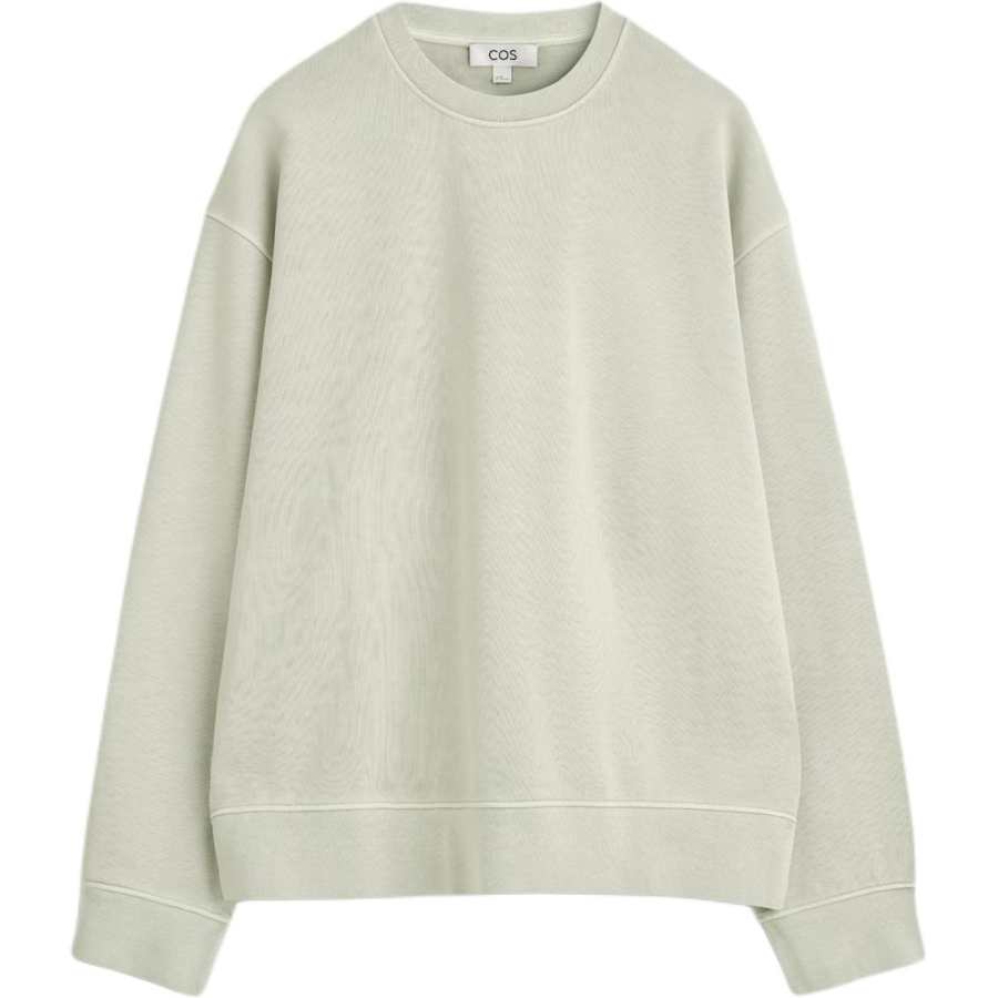 COS Sweatshirts Men's Light Green Crew Neck Moderate