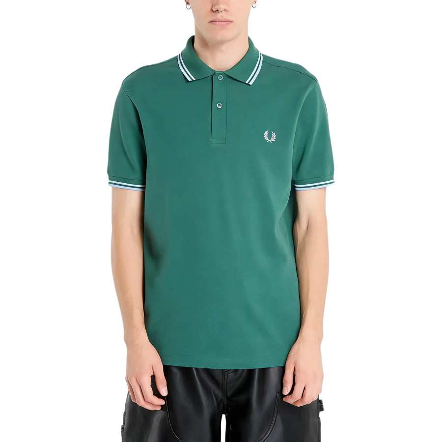 FRED PERRY Fred Perry logo-embroidered polo shirt