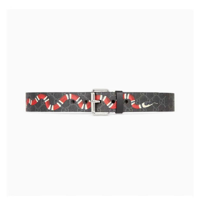 GUCCI GUCCI Kingsnake Print Belt