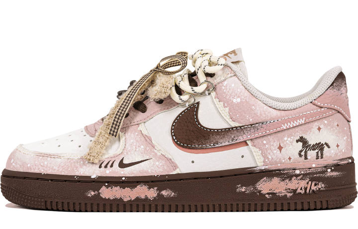 Nike Nike Air Force 1 Skateboard Shoes Women's Low Top Brown
