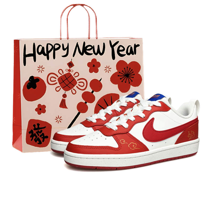 Nike Nike Court Borough Auspicious Horse Welcome Spring Low top Kids' Skateboarding Shoes Unisex