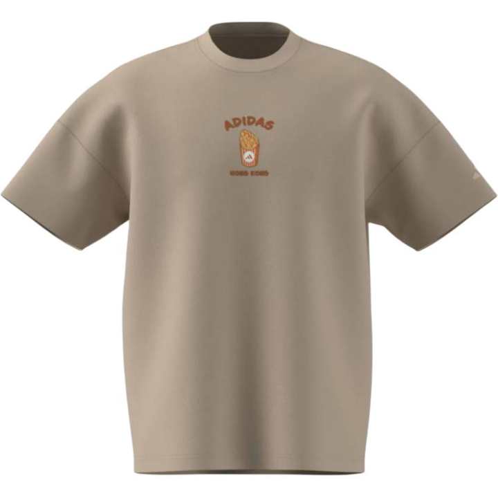 Adidas Adidas T Shirts Women's Beige Crew Neck
