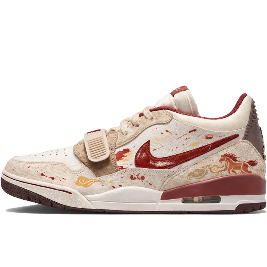 Jordan Jordan Legacy 312 Horse Year CNY New Year Collection, Golden Horse Iron Horse Abrasion Resistant Abrasion Resistant