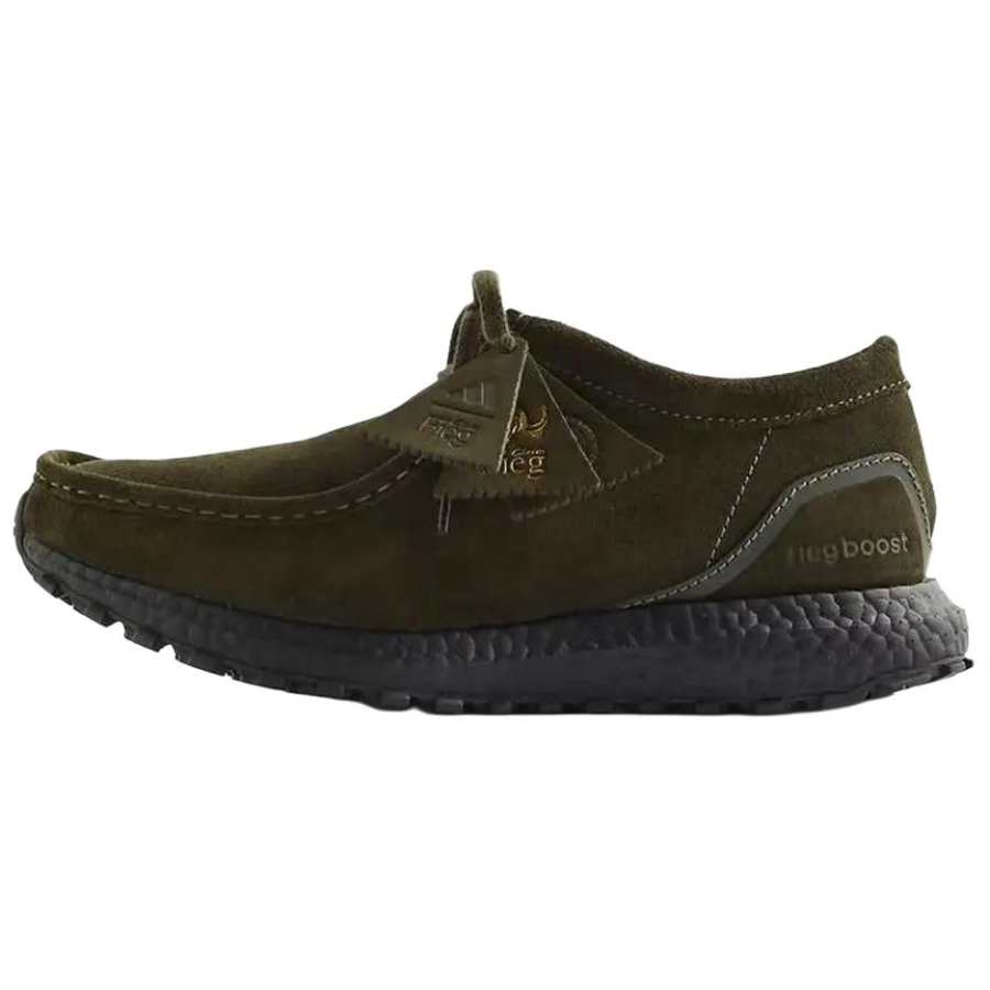 Adidas Adidas x KITH X Clarks X Nonnative Wallabee Ankle Length Outdoor Boots Unisex Olive Green