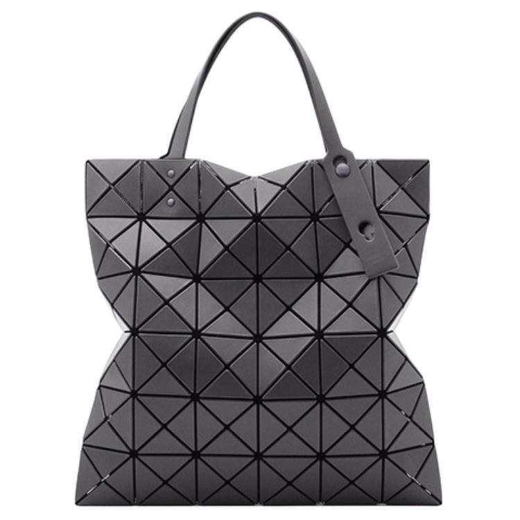 ISSEY MIYAKE PVC Handbag, Shoulder Bag Regular Unisex Charcoal Gray