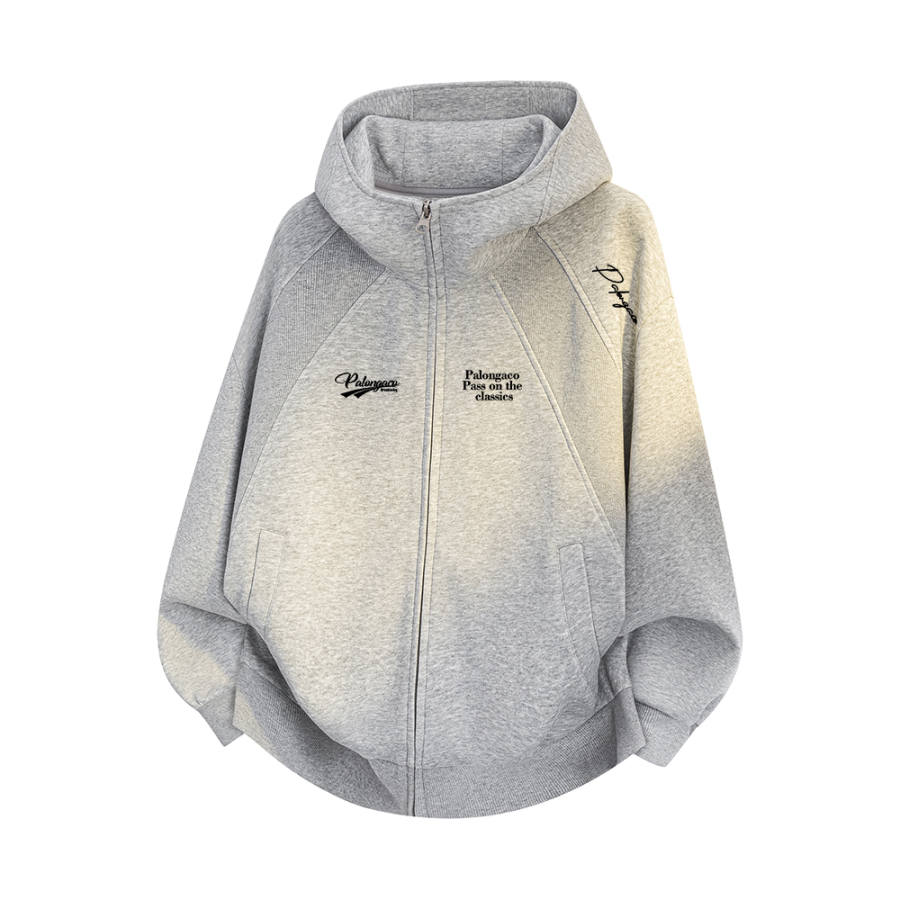 PAL ONGACO Sweatshirts Unisex Hooded Moderate Cardigan