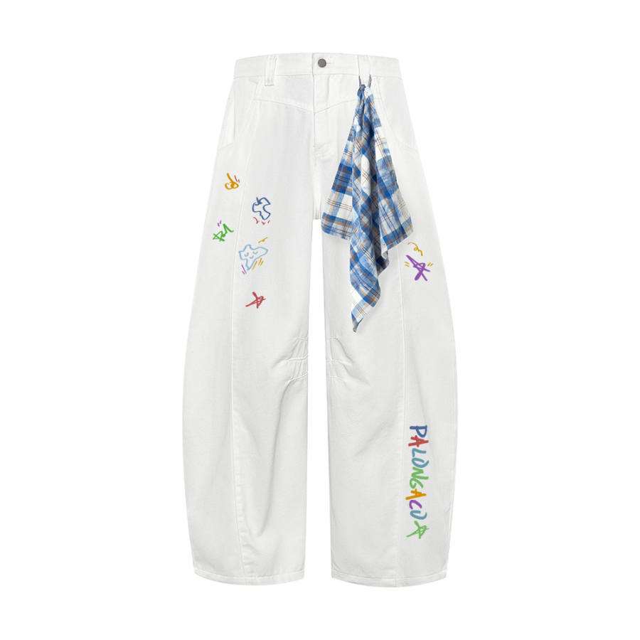 PAL ONGACO Jeans Unisex Moderate Scimitar Pants