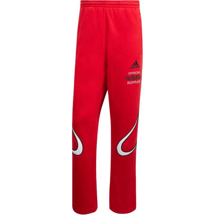 Adidas Adidas Fleece Pants Men's Red Moderate