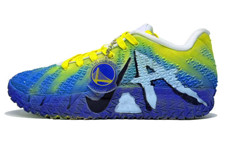 Nike Nike Ja Morant 3 Lightweight Rebound Grip Low top Basketball Shoes Men's Blue Yellow