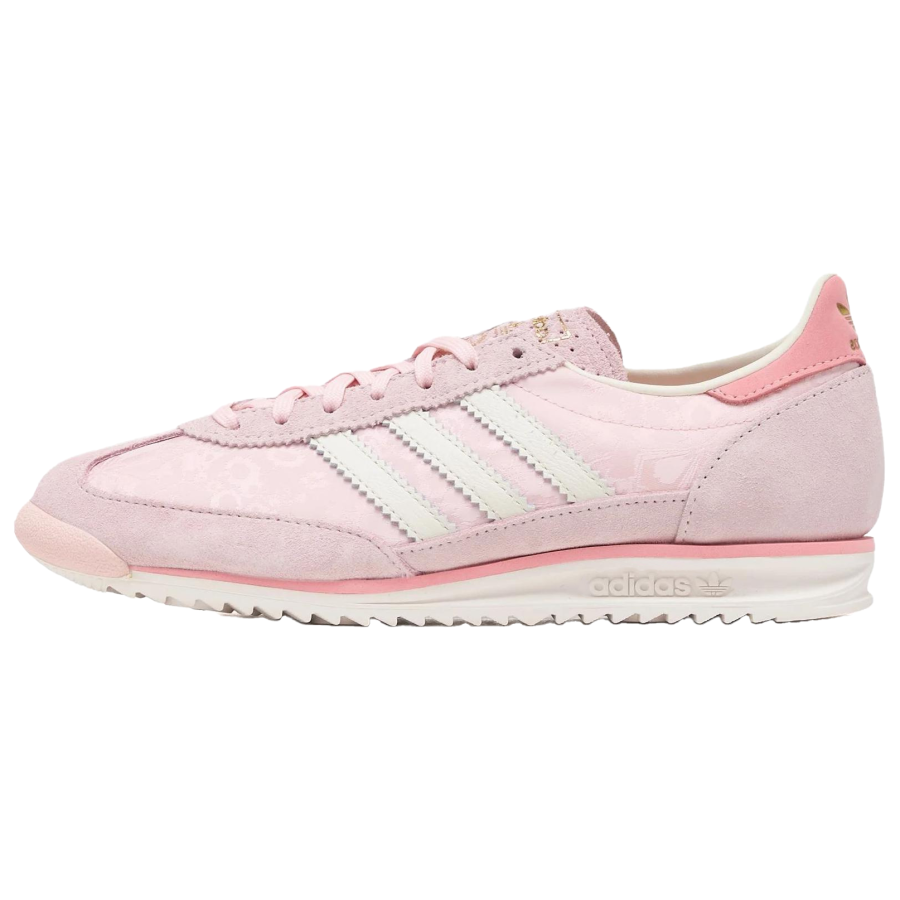 Adidas Originals satin jacquard pink sneakers Women's