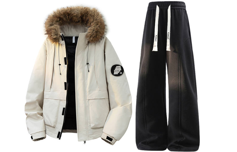 X1617 Casual Sportswear Unisex Hooded Thickened