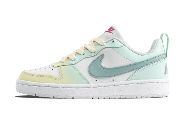Nike Nike Synthetic Leather Thermal Support Low top Skateboard Shoes Women's Cyan