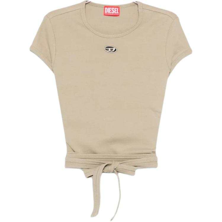 Diesel T-Bunny-Tail tie-detail T-shirt