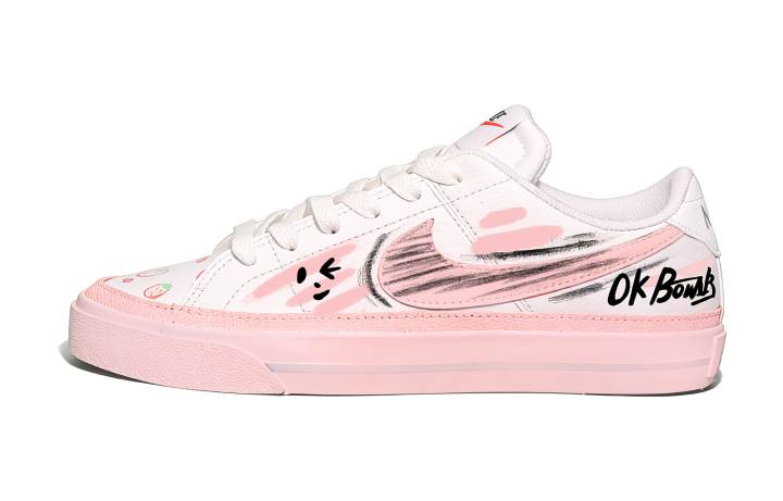 Nike Nike Court Legacy Low top Skateboard Shoes Women's Pink