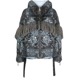 KHRISJOY Jackets Women's Blue Hooded Moderate