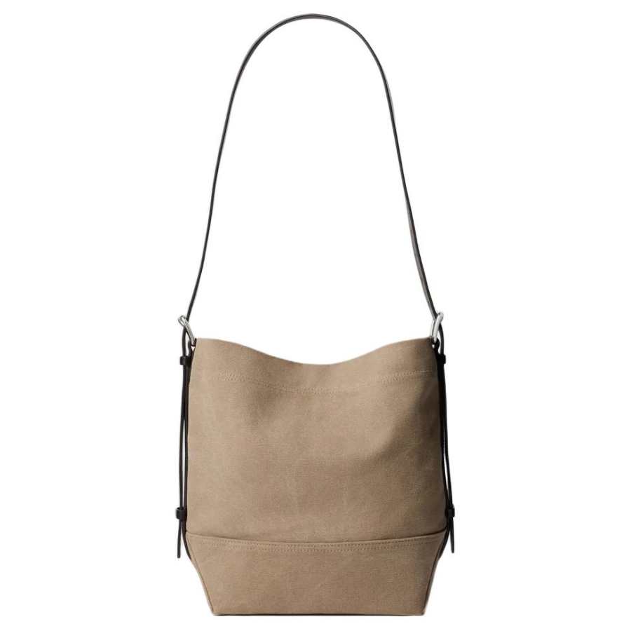 Lemaire Fabric Handbag, Shoulder Bag Small Women's Linen Brown