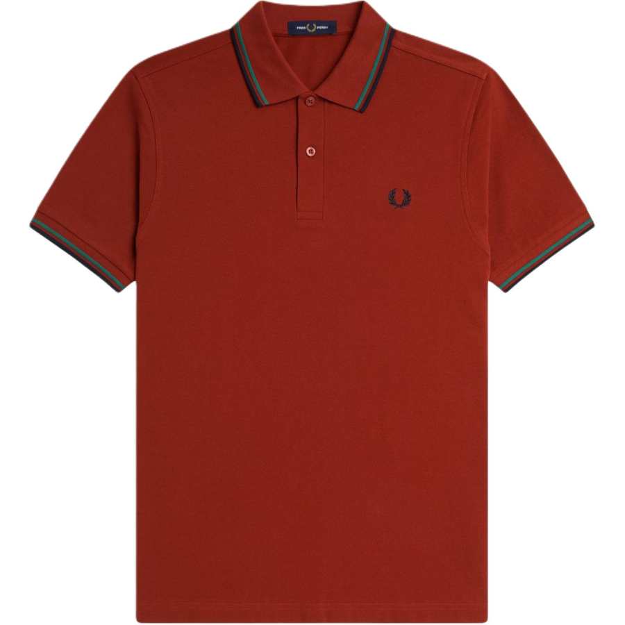 FRED PERRY FRED PERRY Polo Shirts Men's Burnt Red Moderate