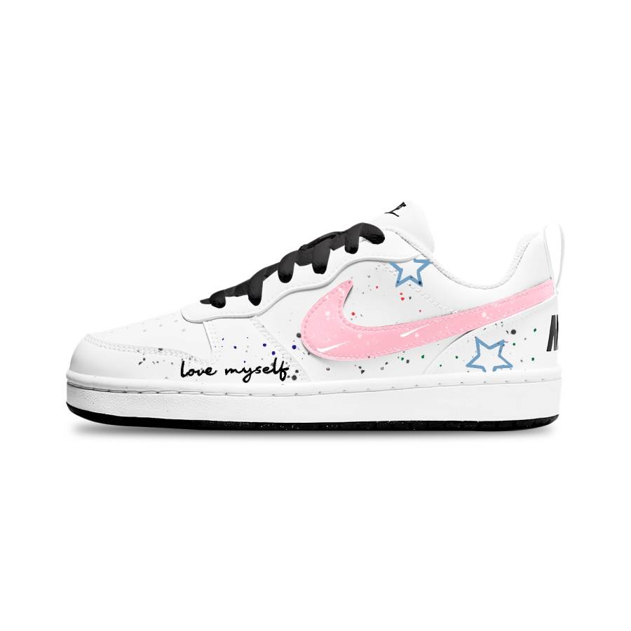 Nike Nike Court Borough Slip Resistant Abrasion Resistant Low top Kids' Skateboarding Shoes Unisex