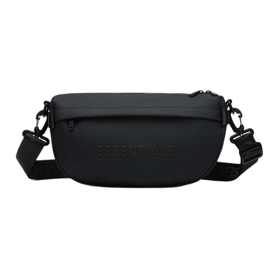 Fear Of God Essentials Pu Shoulder Bag Unisex Black
