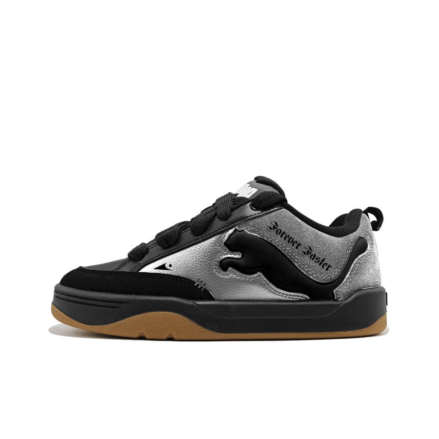 PUMA Park Lifestyle Black Panther PU Cushioning Slip Resistant Abrasion Resistant Breathable Moisture Wicking