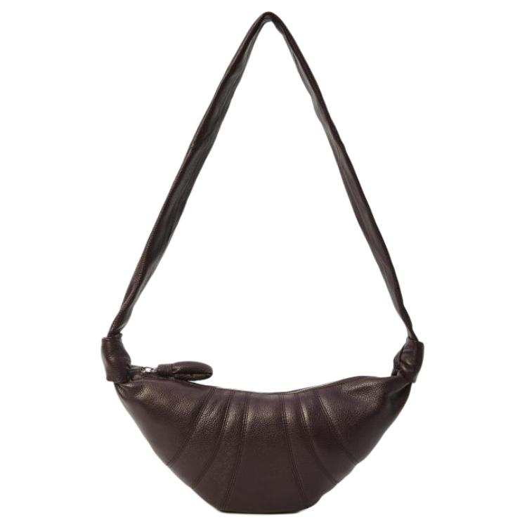 Lemaire Croissant Cow Leather Shoulder Bag Small Women's Brown