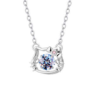 VSENSE.CN 999 Silver Zircon Necklaces Women's