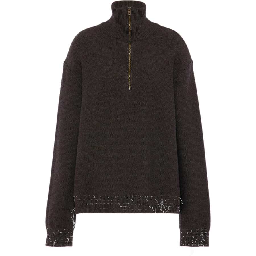 Maison Margiela wool zip sweater