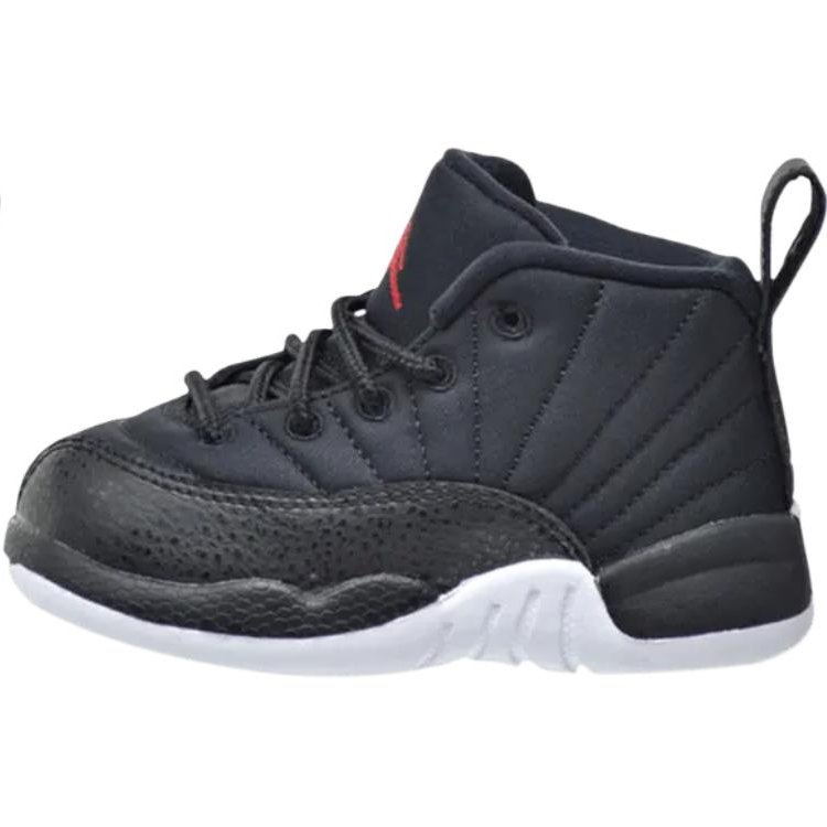 Jordan Jordan Air Jordan 12 Mid top Toddler Shoes Black Infant And Toddler
