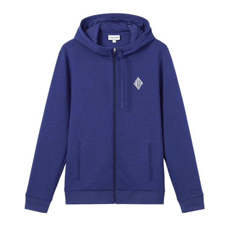 LACOSTE Sweatshirts Men's Hooded Moderate Cardigan