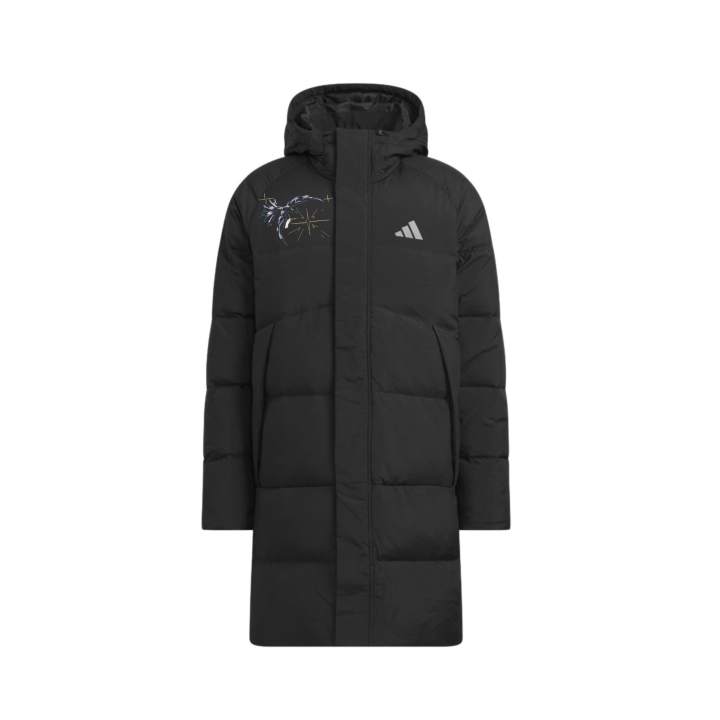 Adidas Adidas Down Jackets Unisex Black Hooded Moderate